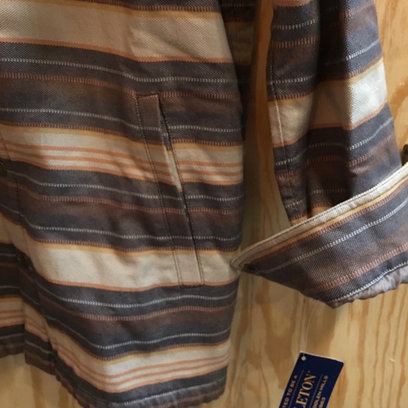 NWT • Pendleton striped fleece lined shirt jacket - Picture 5 of 8